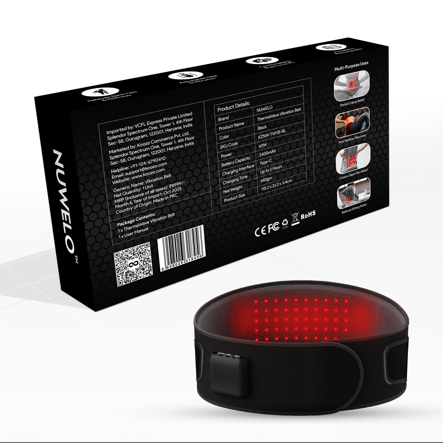ThermaWave Vibration Belt